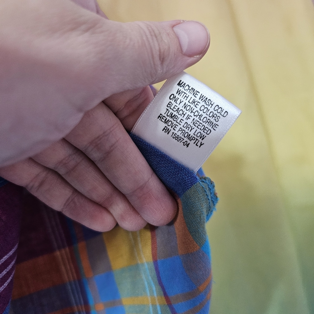 Vintage Bobbie Brooks 80's / 90's Chic Sleeveless Button Up Shirt - Picture 7 of 9